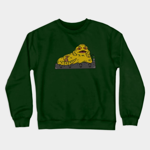 Giant Slug Crewneck Sweatshirt by NikInked